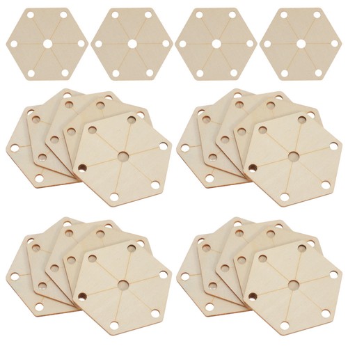 Pcs carte tissée bois - 24,