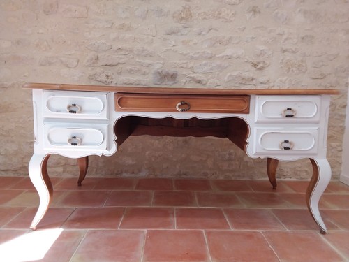 Grand bureau bois massif - bois,