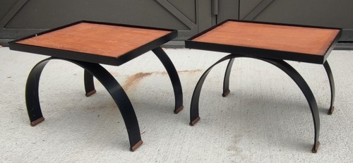 Paire petites tables design - paire,