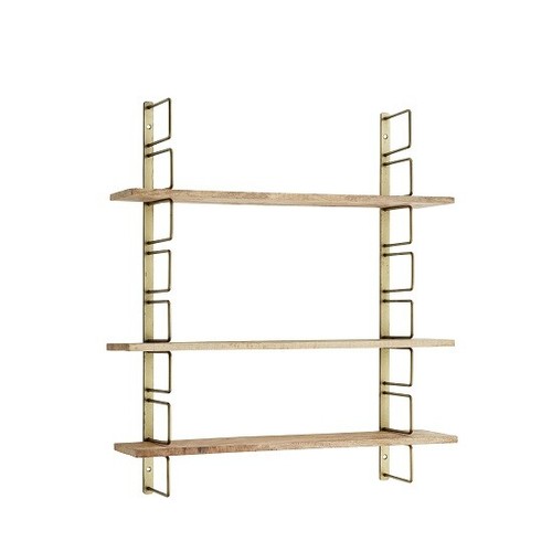 Mural bois tablettes rack - mural,